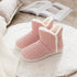 Autumn And Winter Women's High Top Knitted Confinement Shoes